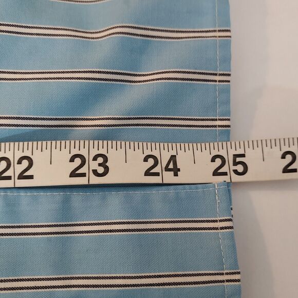 Foxcroft Blue Striped Button Down Shirt - Picture 12 of 12